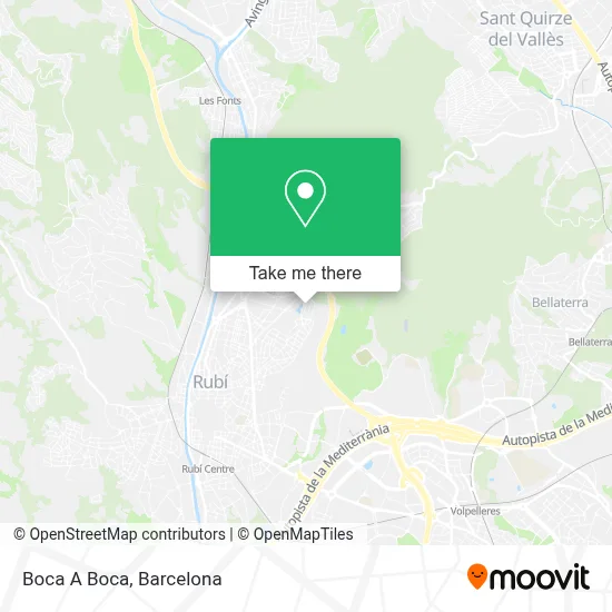 Boca A Boca map
