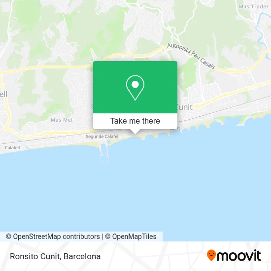Ronsito Cunit map