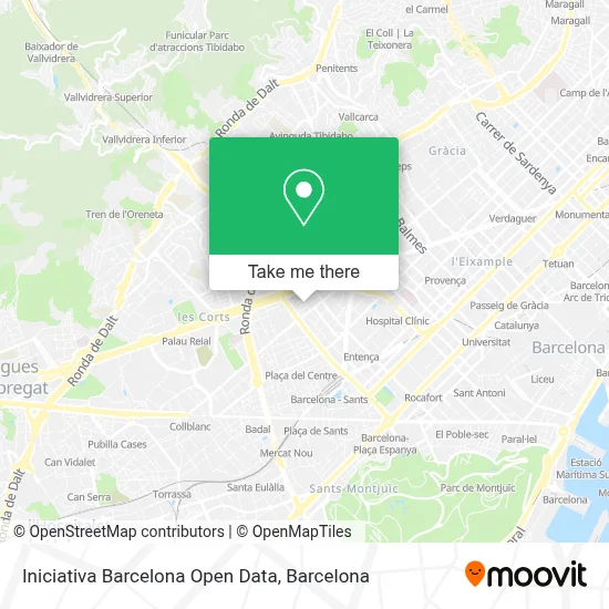 Iniciativa Barcelona Open Data map