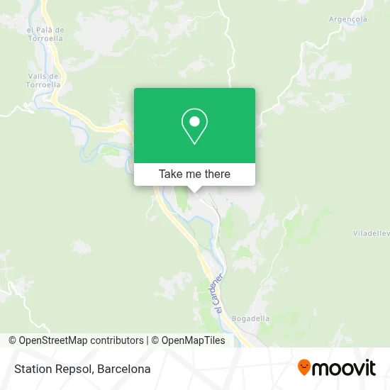 Station Repsol map