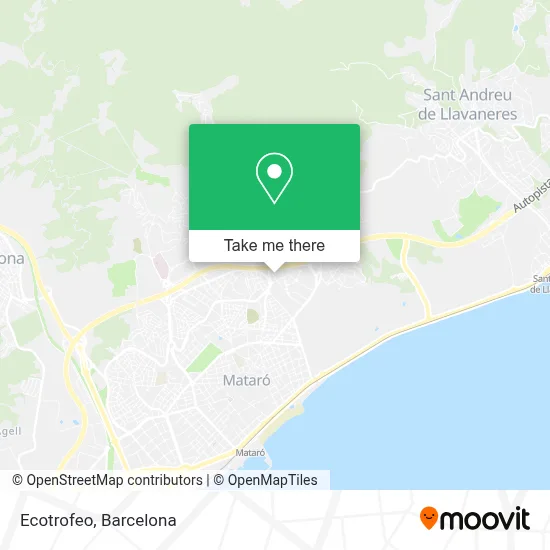 Ecotrofeo map