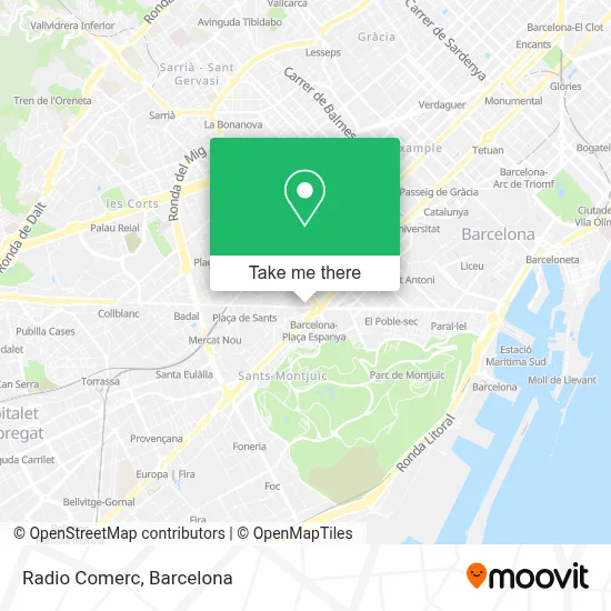 Radio Comerc map