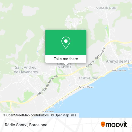 Ràdio Santvi map