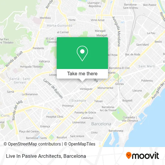 mapa Live In Pasive Architects