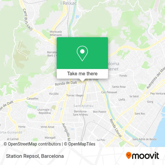 Station Repsol map