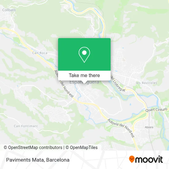 Paviments Mata map