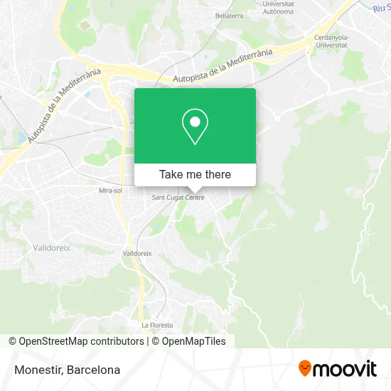Monestir map