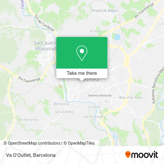 Va D'Outlet map