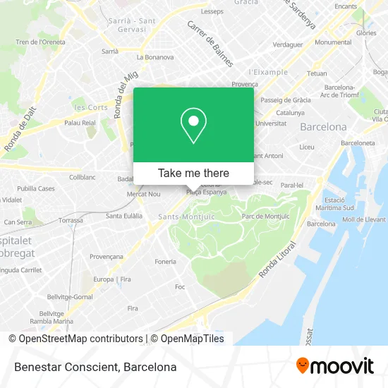 Benestar Conscient map