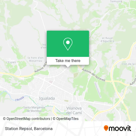 Station Repsol map