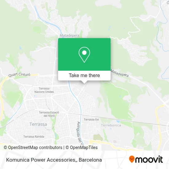 Komunica Power Accessories, map