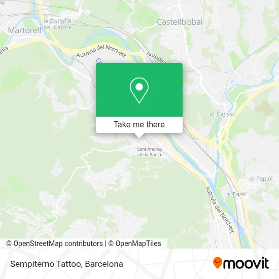 Sempiterno Tattoo map
