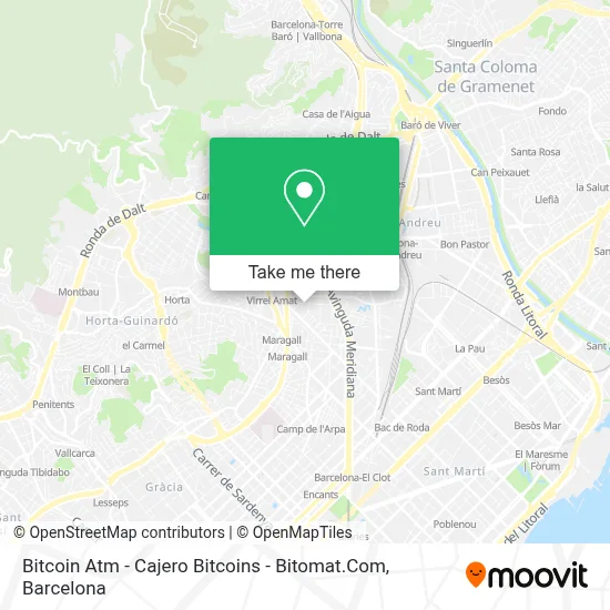Bitcoin Atm - Cajero Bitcoins - Bitomat.Com map