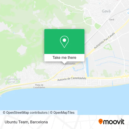 Ubuntu Team map
