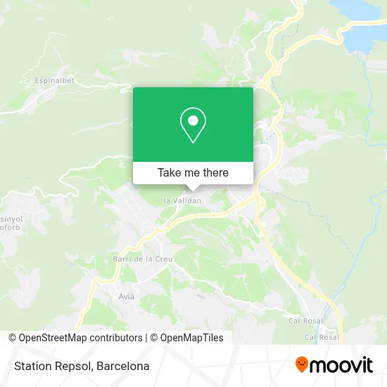 Station Repsol map