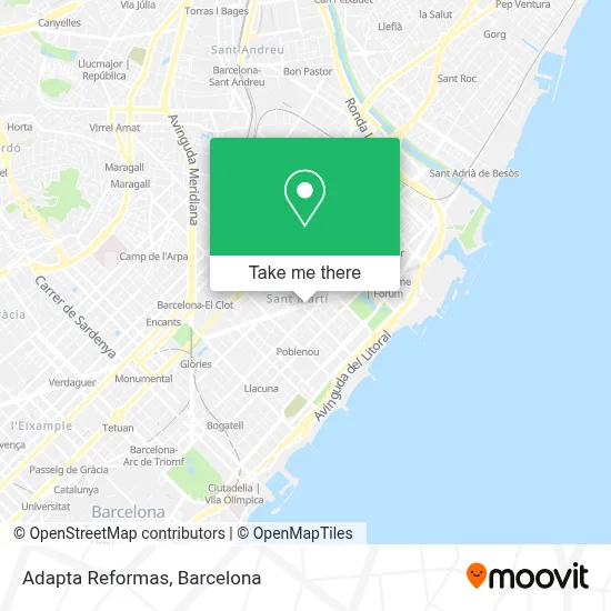 Adapta Reformas map