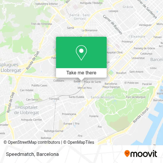 Speedmatch map