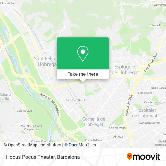 Hocus Pocus Theater map