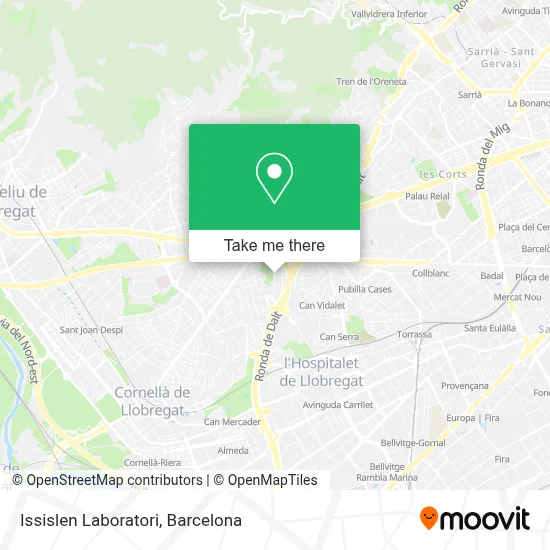 Issislen Laboratori map