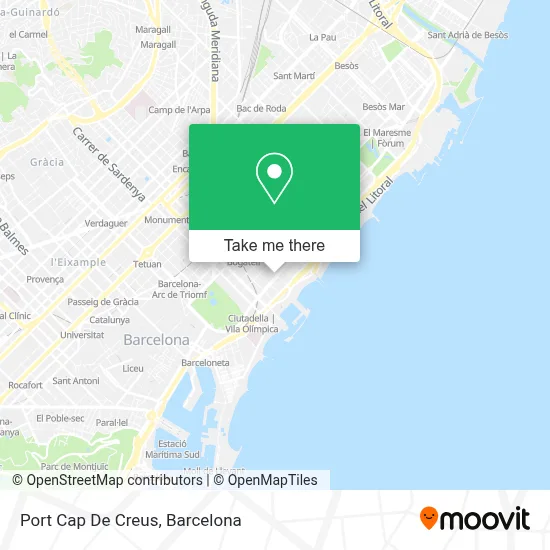 Port Cap De Creus map