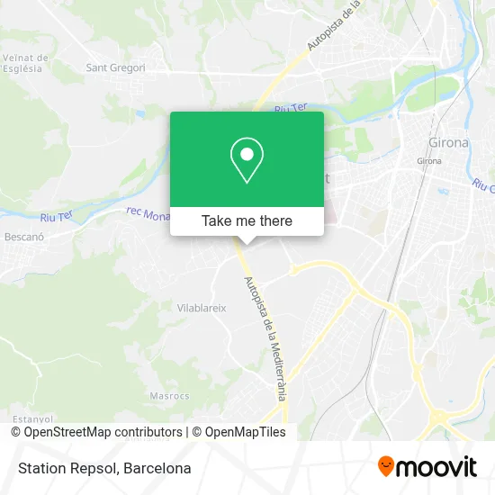 Station Repsol map