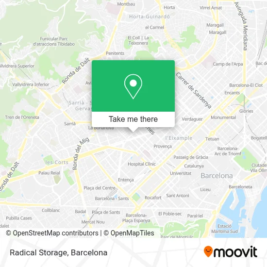 Radical Storage map
