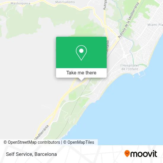 Self Service map