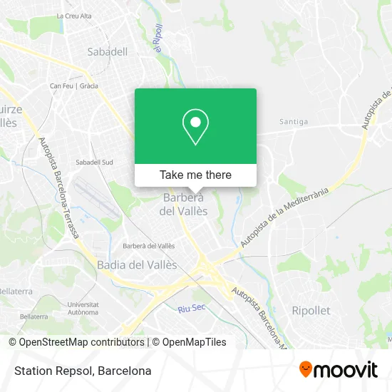 Station Repsol map
