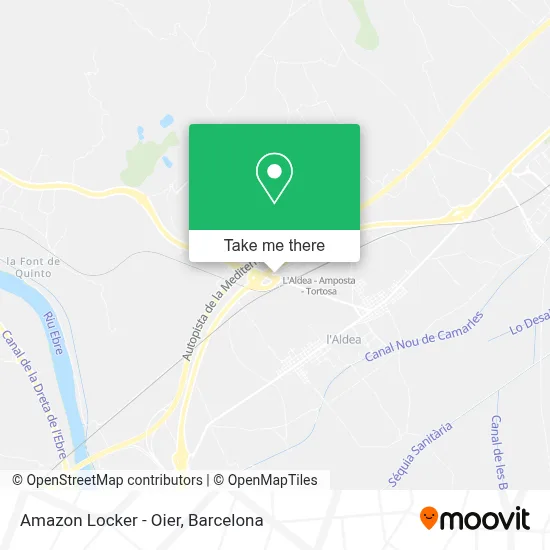 Amazon Locker - Oier map