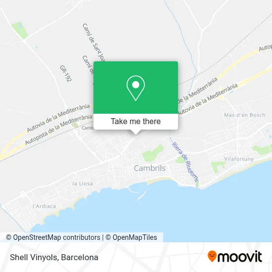 Shell Vinyols map