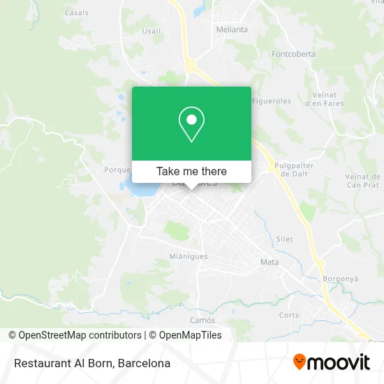 Restaurant Al Born map