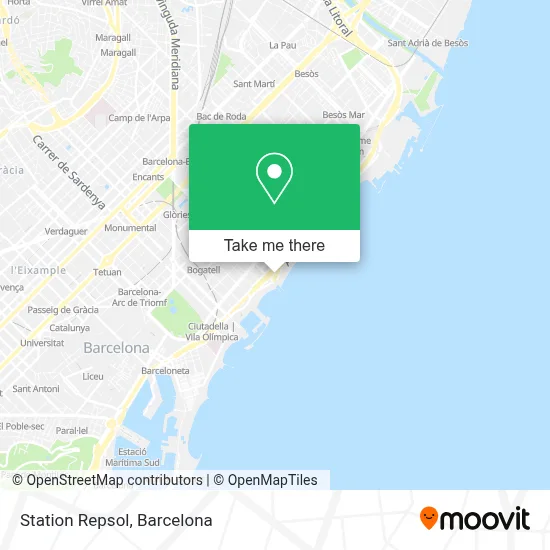 Station Repsol map