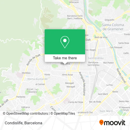 Condislife map
