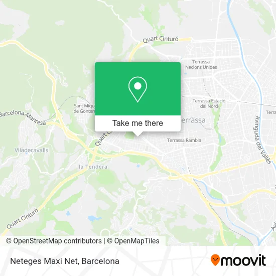 Neteges Maxi Net map