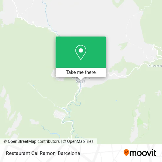 Restaurant Cal Ramon map