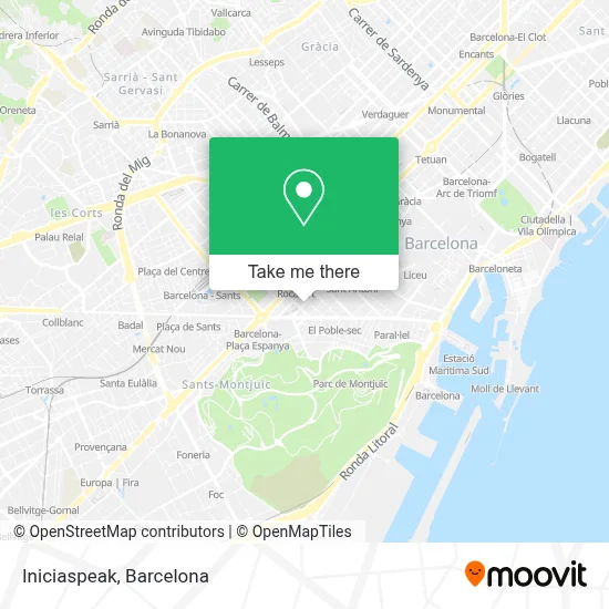 Iniciaspeak map