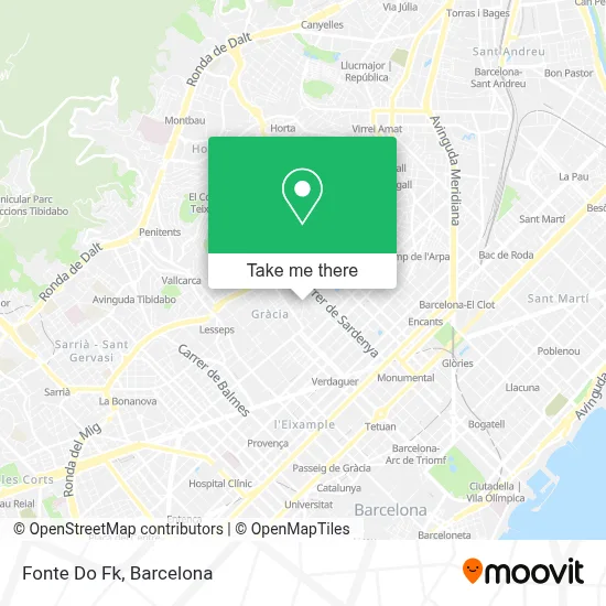 Fonte Do Fk map