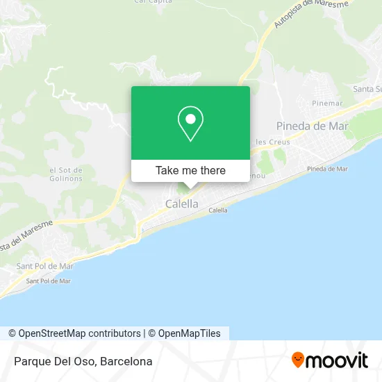 Parque Del Oso map