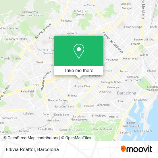 Edivia Realtor map