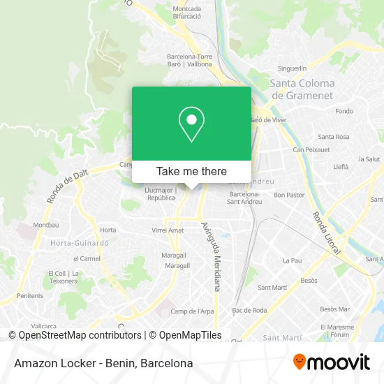 Amazon Locker - Benin map