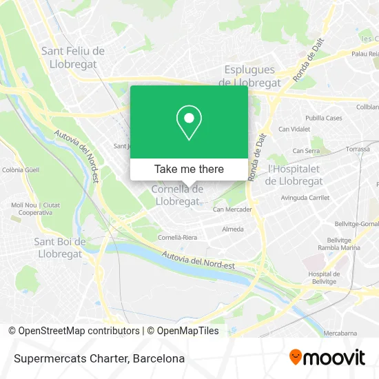 Supermercats Charter map