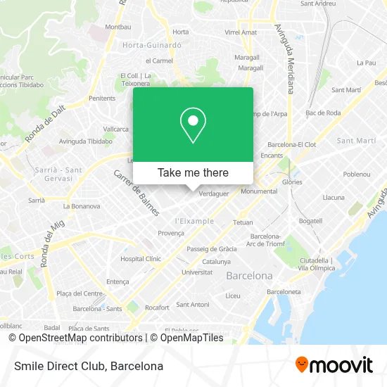 Smile Direct Club map
