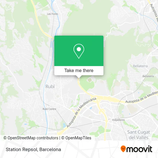 Station Repsol map