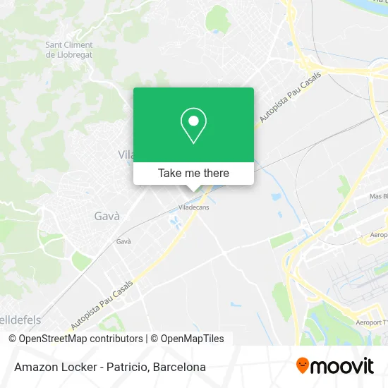 Amazon Locker - Patricio map