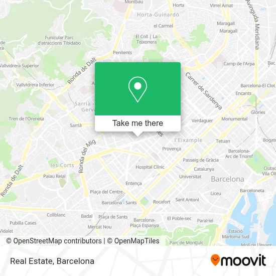 Real Estate map