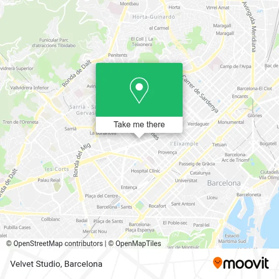Velvet Studio map