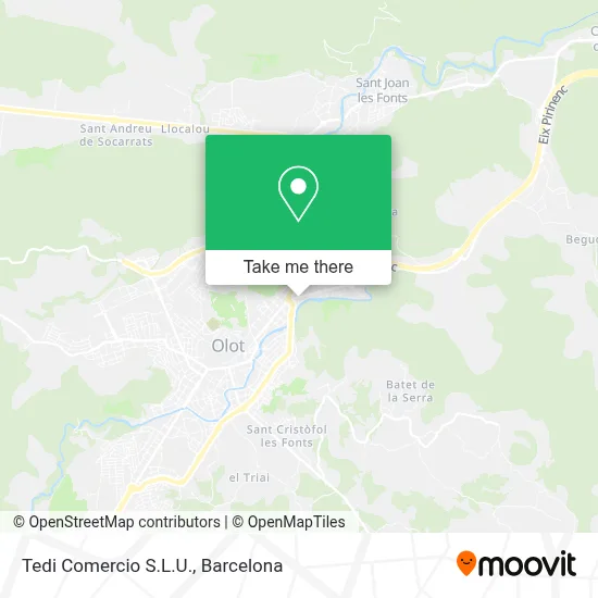 Tedi Comercio S.L.U. map