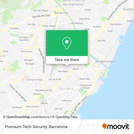 Premium Tech Security map