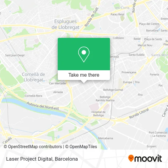 Laser Project Digital map