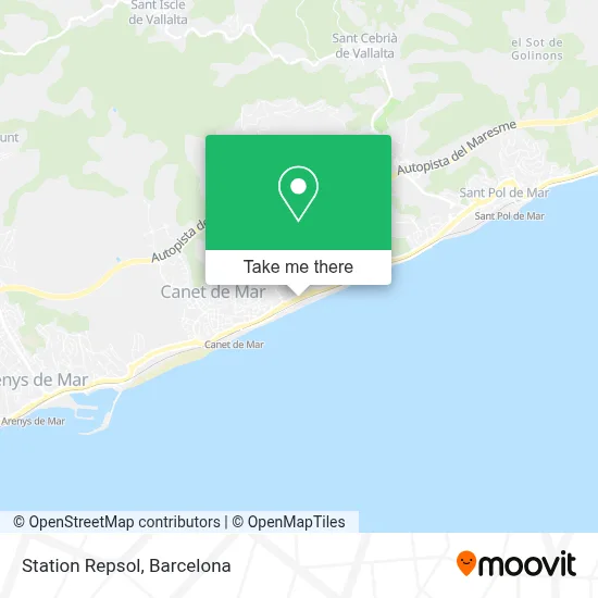 Station Repsol map